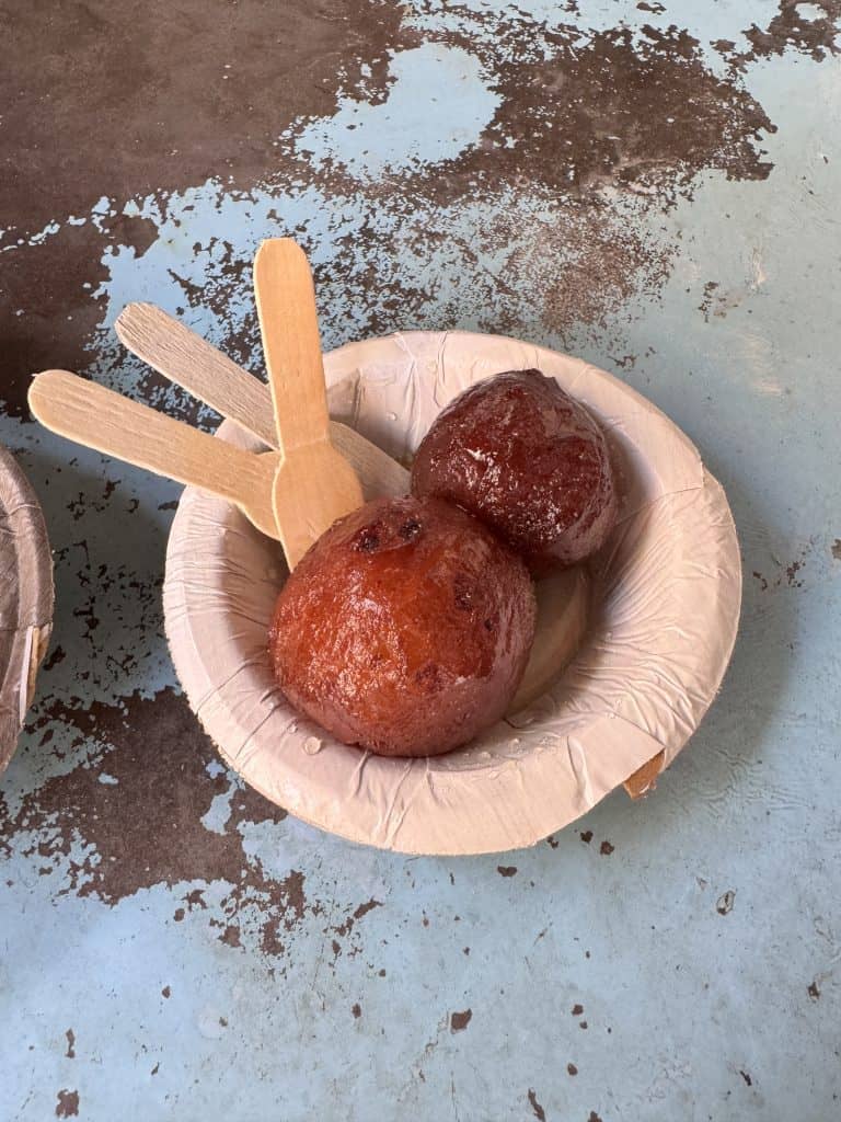 Gulab jamun at Jalebiyaan Wala Katra Ahluwalia Amritsar
