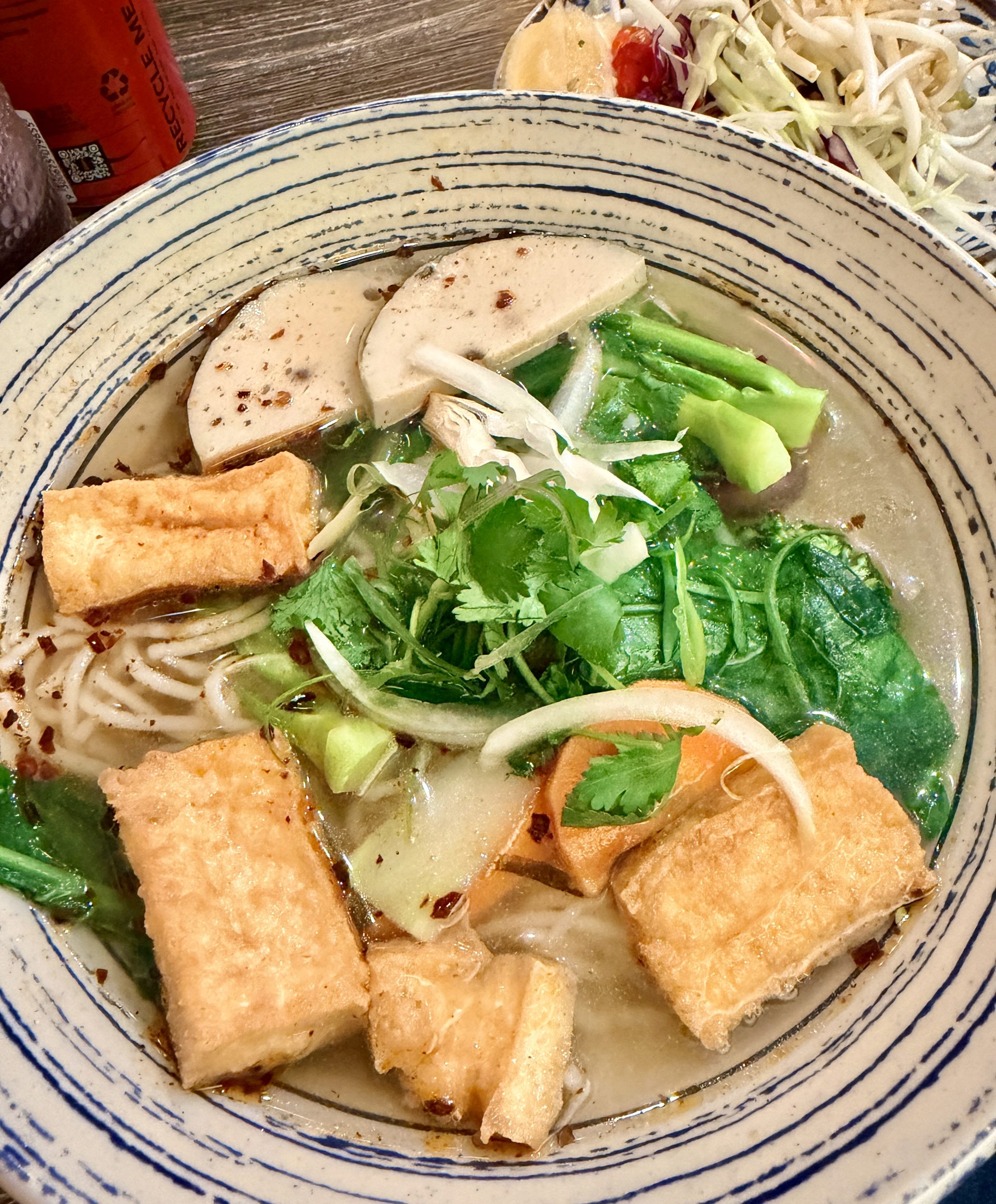 Tofu pho at An Di Docklands