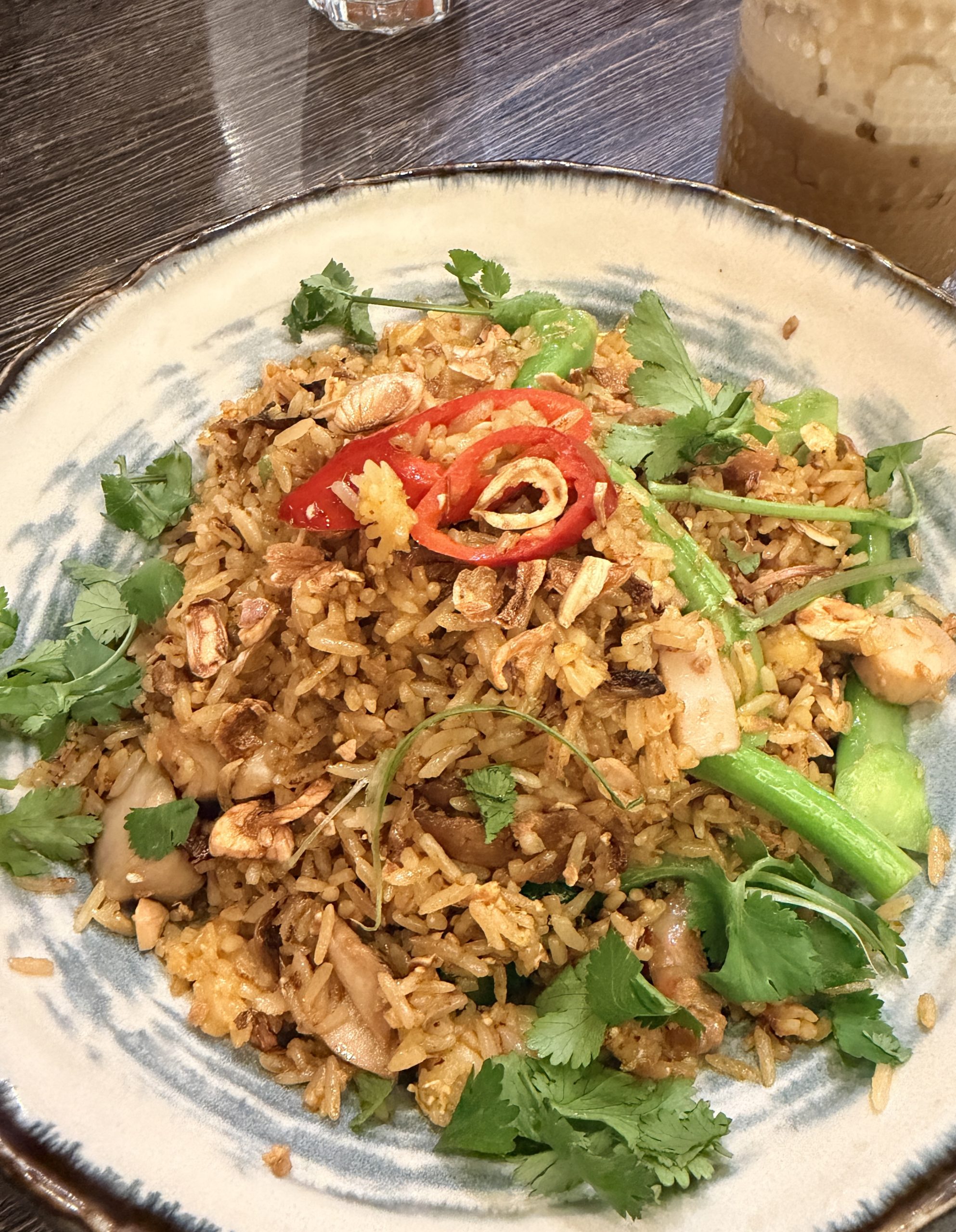 Vegetarian fried rice at An Di Docklands