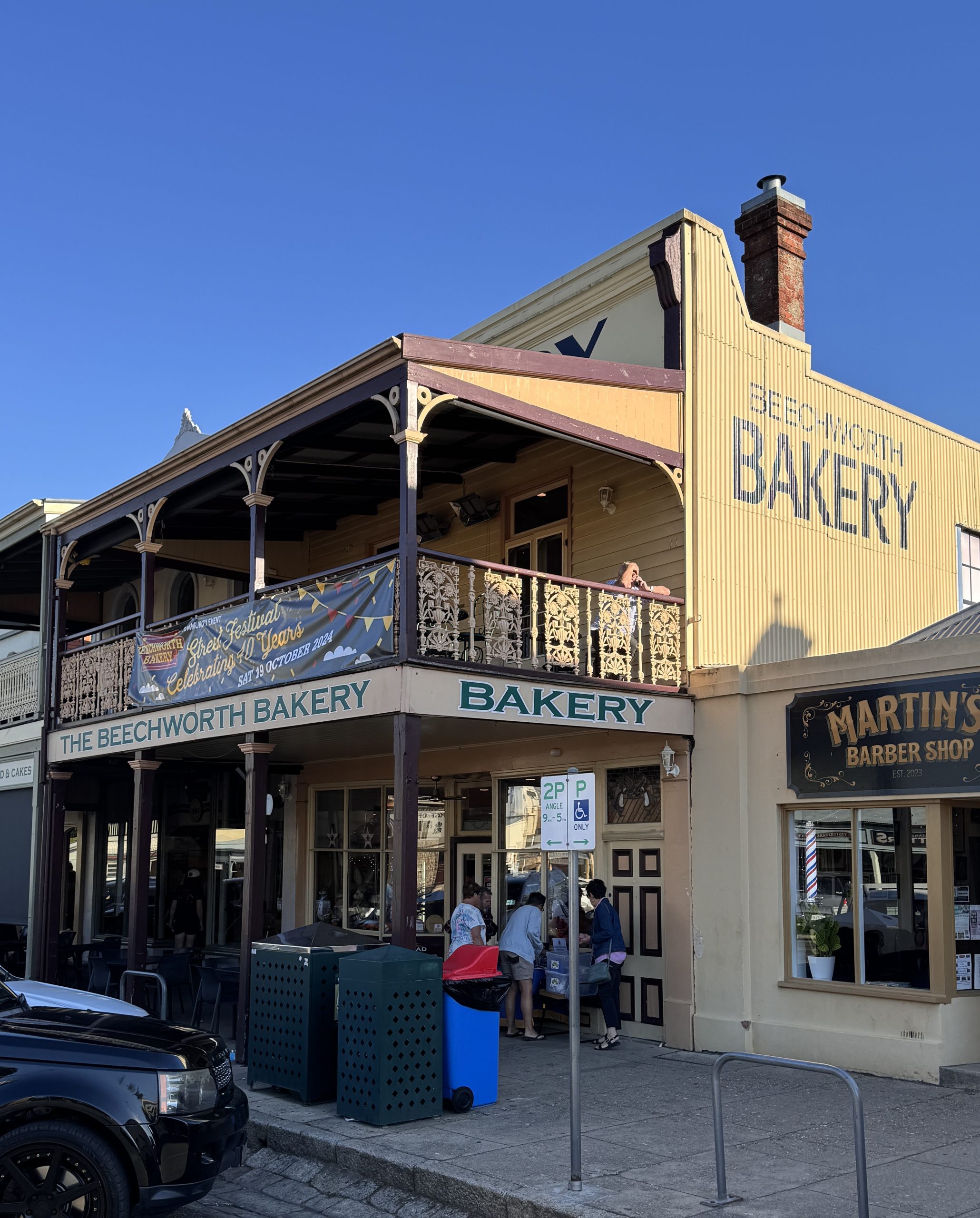 Beechworth Bakery exterior in Beechworth