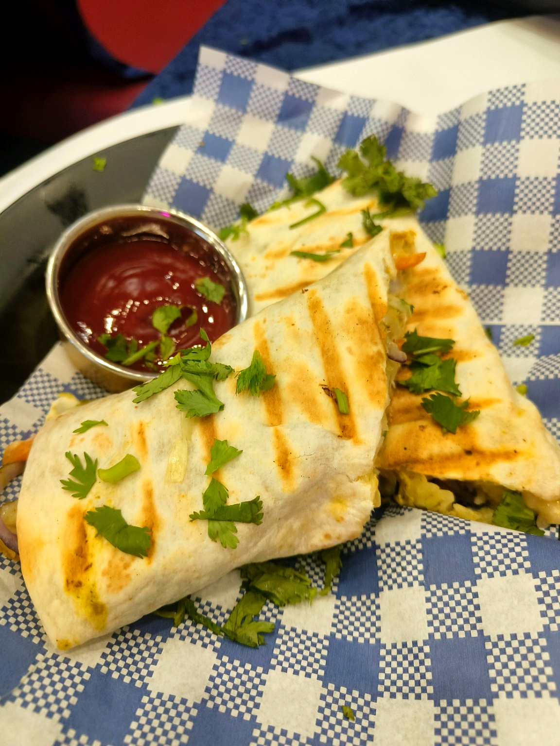 Veg Frankie at Garg Indian Kitchen Truganina