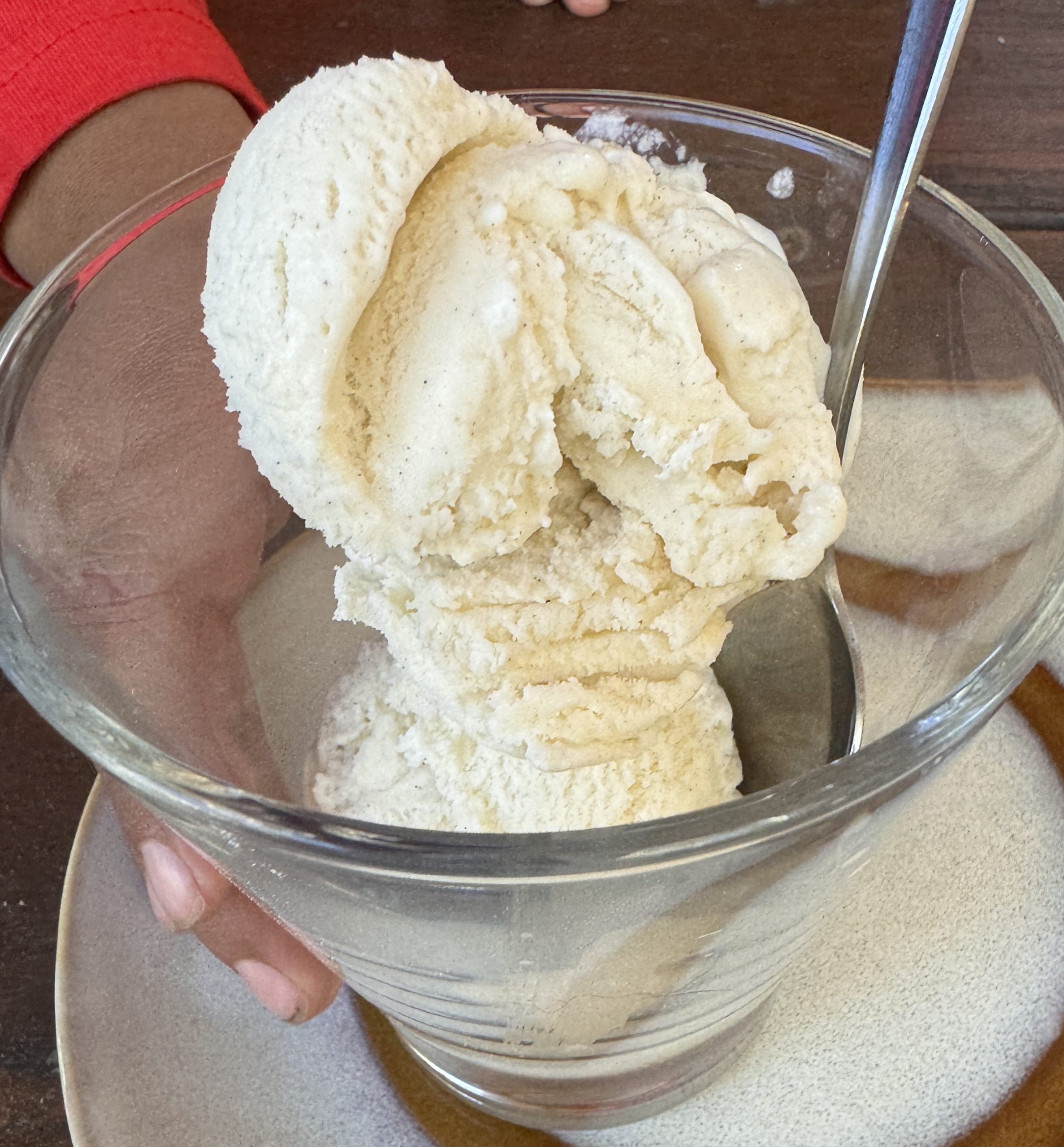 Vanilla ice cream at Northern Republic Euroa